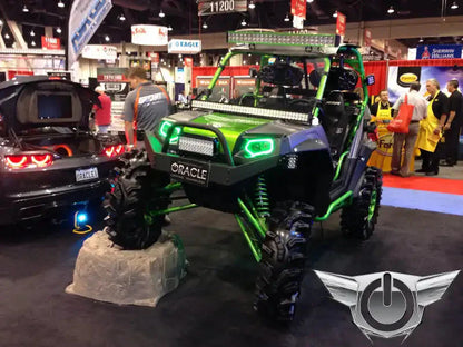 ORACLE Lighting 2009-2016 Polaris RZR LED Headlight Halo Kit by ORACLE Lighting