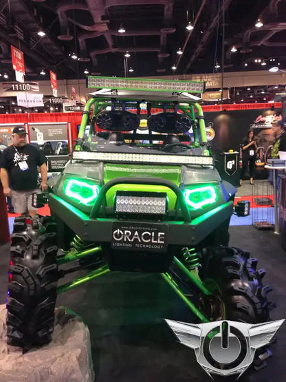 ORACLE Lighting 2009-2016 Polaris RZR LED Headlight Halo Kit by ORACLE Lighting