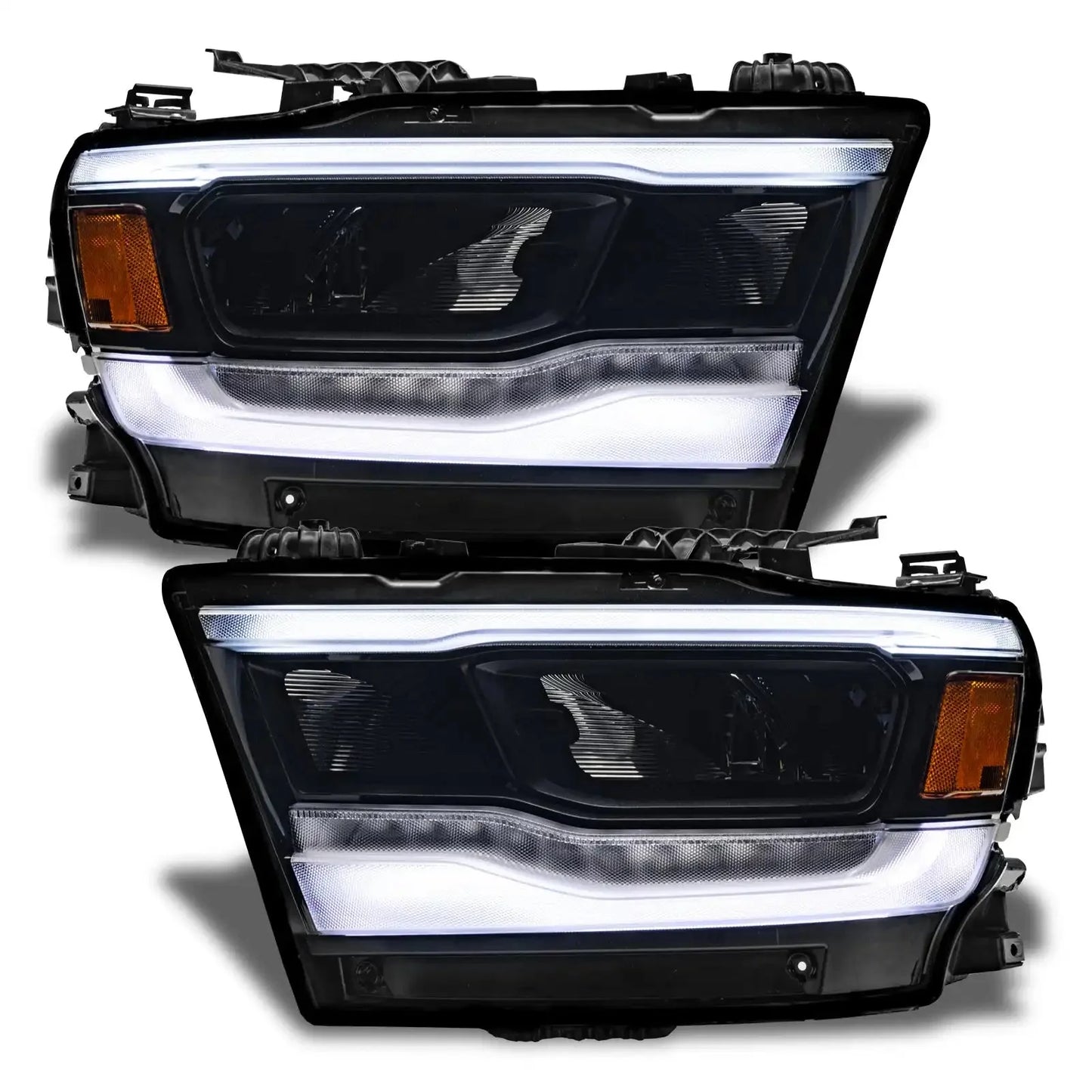 ORACLE Lighting 2019-2024 Dodge RAM 1500 ColorSHIFT RGB+W Headlight DRL Upgrade Kit - Reflector LED Headlights by ORACLE Lighting