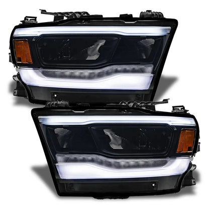 ORACLE Lighting 2019-2024 Dodge RAM 1500 ColorSHIFT RGB+W Headlight DRL Upgrade Kit - Reflector LED Headlights by ORACLE Lighting