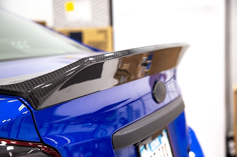 OLM Single Point Duckbill Trunk Spoiler (Carbon Fiber) - 15+ WRX / STI by OLM