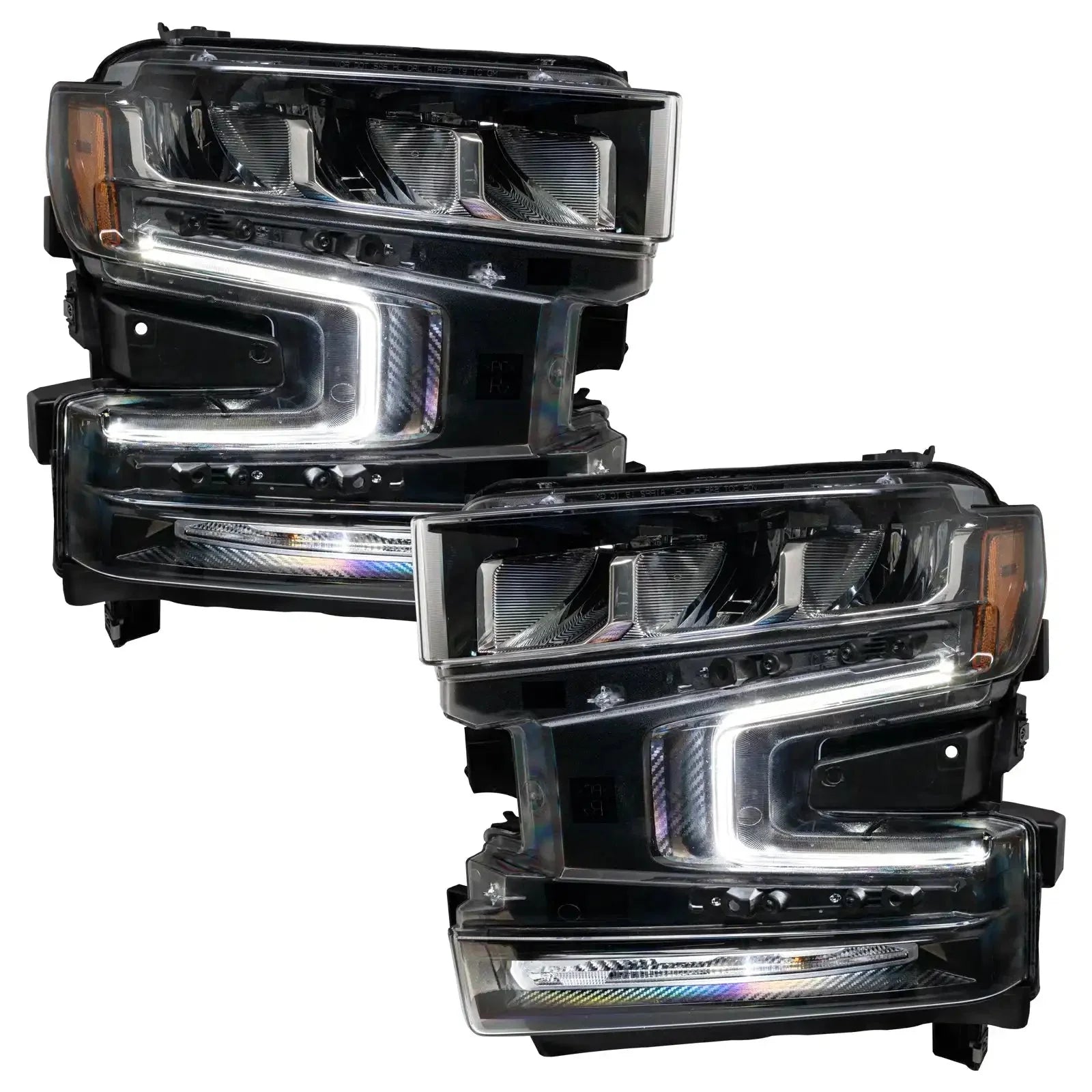 ORACLE Lighting 2019-2022 Chevrolet Silverado 1500 ColorSHIFT RGB+W Headlight DRL Upgrade Kit by ORACLE Lighting