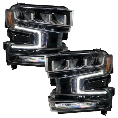 ORACLE Lighting 2019-2022 Chevrolet Silverado 1500 ColorSHIFT RGB+W Headlight DRL Upgrade Kit by ORACLE Lighting