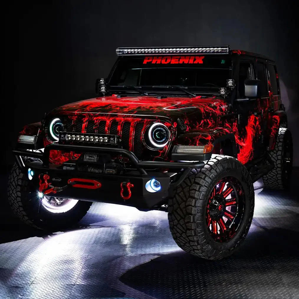ORACLE Lighting Jeep Wrangler JK/JL & Gladiator JT High Performance 20W LED Fog Lights - Dynamic ColorSHIFT by ORACLE Lighting