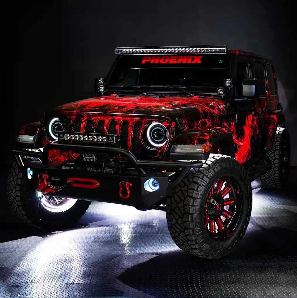 ORACLE Lighting Oculus™ Switchback Bi-LED Projector Headlights for Jeep Wrangler JL/ Gladiator JT by ORACLE Lighting