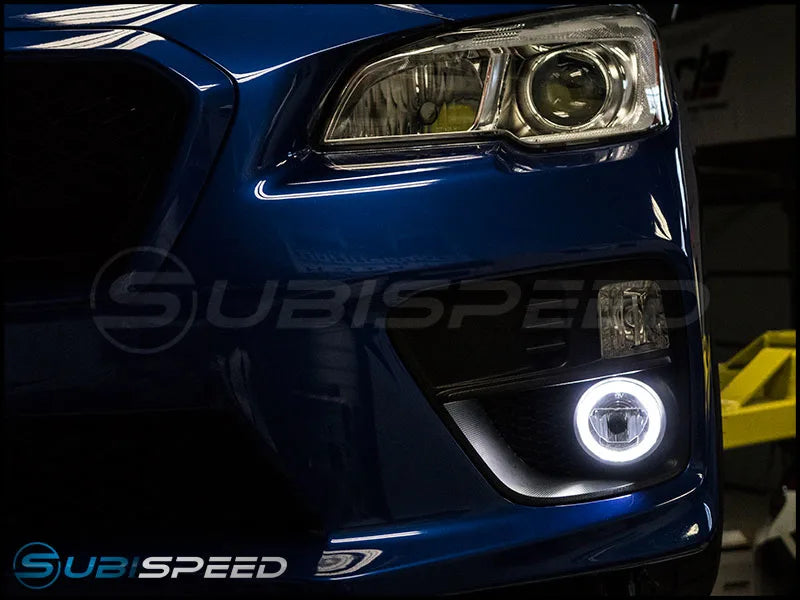OLM LED / Halo DRL Fog Light Housings - 2015+ WRX / 2015+ STI / 2013+ FT86 / 2014+ Forester by MYX Automotive