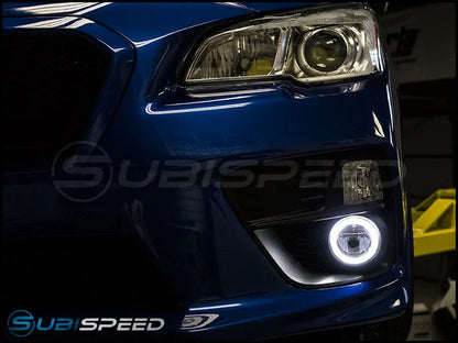 OLM LED / Halo DRL Fog Light Housings - 2015+ WRX / 2015+ STI / 2013+ FT86 / 2014+ Forester by MYX Automotive