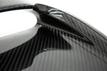 OLM A1 Aggressive Carbon Fiber Full Replacement Hood Scoop - 2015-2021 WRX / STI by MYX Automotive