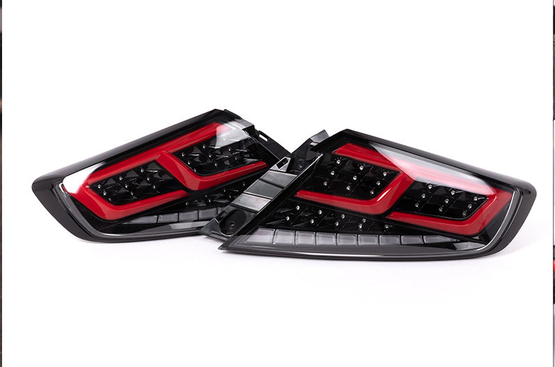 OLM Spec-AR LED Taillights (Clear Lens/Black Base/Red Bar) - 2022+ WRX by MYX Automotive