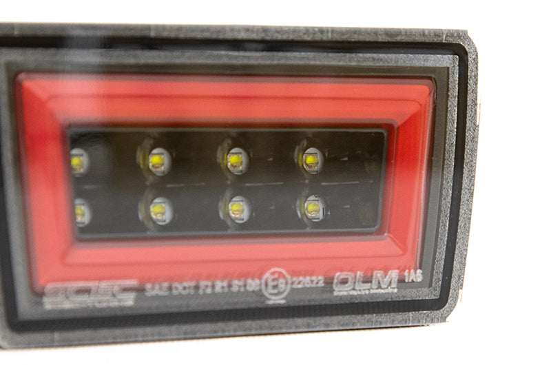 OLM F1 NB+R V2 (Clear Lens, Gloss Black Base, Red Bar) - 2015-2020 WRX / STI by OLM