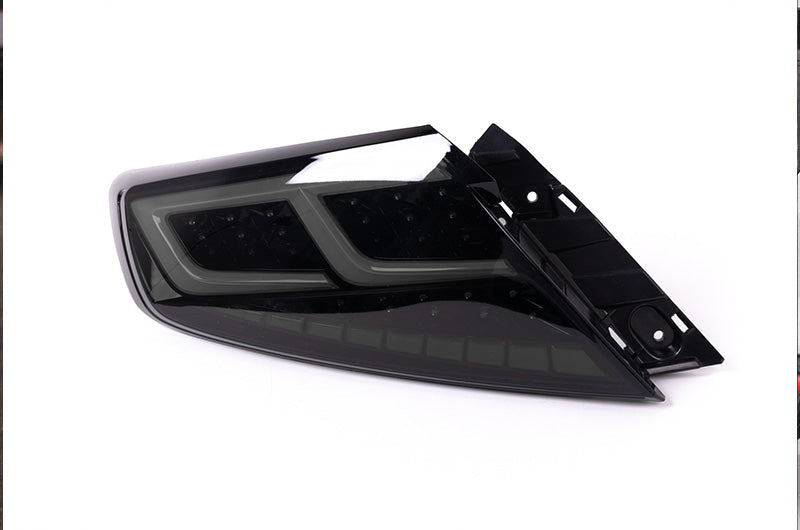 OLM Spec-AR LED Taillights (Smoke Lens/Black Base/White Bar) - 2022+ WRX by MYX Automotive