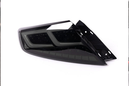 OLM Spec-AR LED Taillights (Smoke Lens/Black Base/White Bar) - 2022+ WRX by MYX Automotive