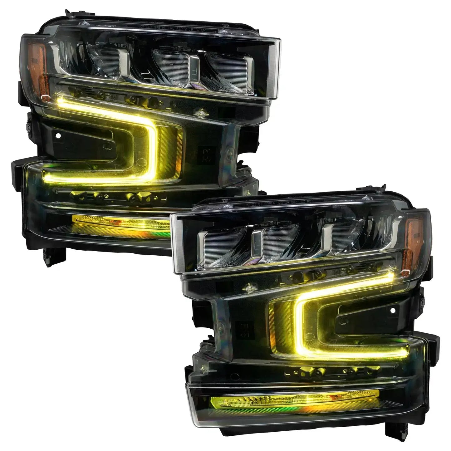 ORACLE Lighting 2019-2022 Chevrolet Silverado 1500 ColorSHIFT RGB+W Headlight DRL Upgrade Kit by ORACLE Lighting
