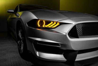 ORACLE Lighting 2018-2023 Ford Mustang Dynamic ColorSHIFT DRL Upgrade w/Halo Kit & Sequential Turn Signal by ORACLE Lighting