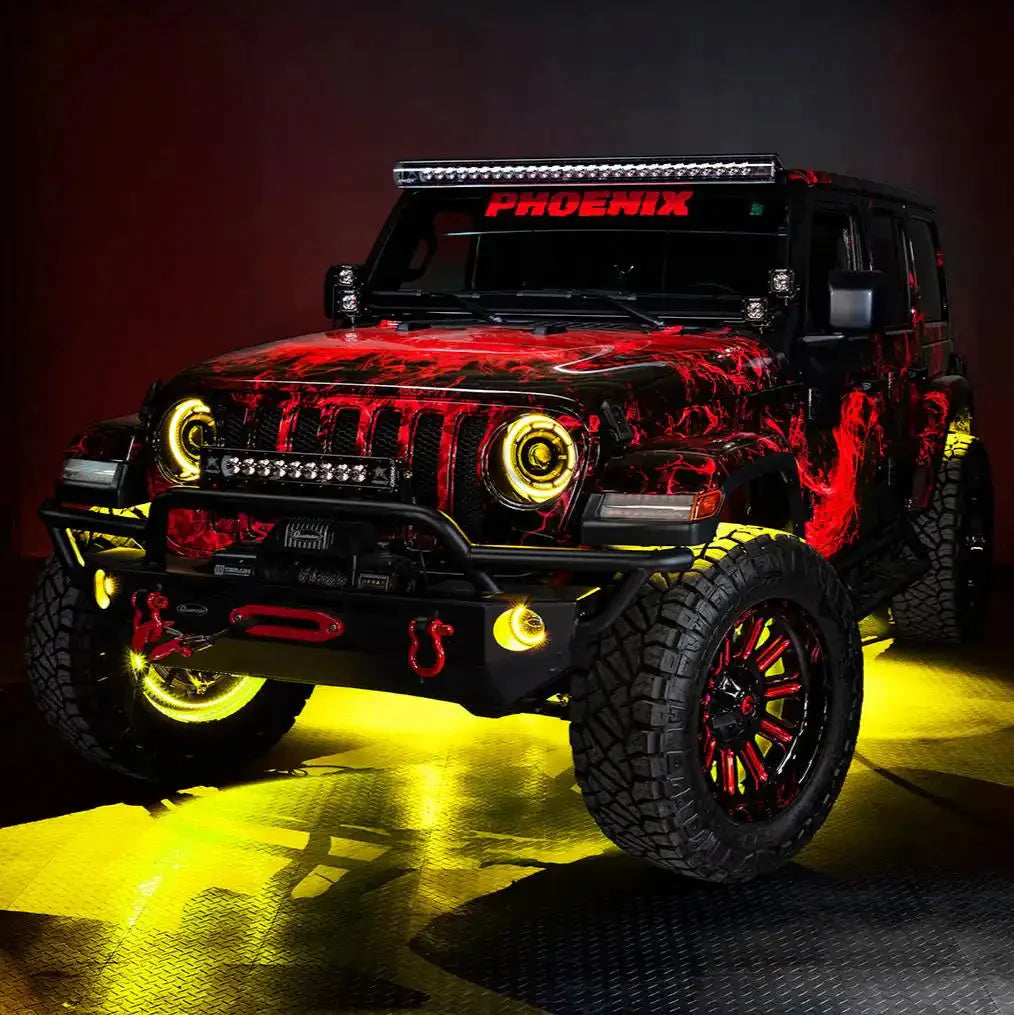 ORACLE Lighting Jeep Wrangler JK/JL & Gladiator JT High Performance 20W LED Fog Lights - Dynamic ColorSHIFT by ORACLE Lighting