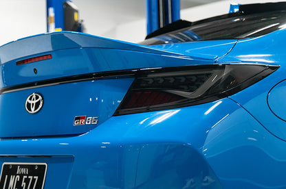 OLM "Scythe Style" LED Taillights (Smoke Lens/Black Base/White Bar) - 2022+ BRZ / GR86 by MYX Automotive