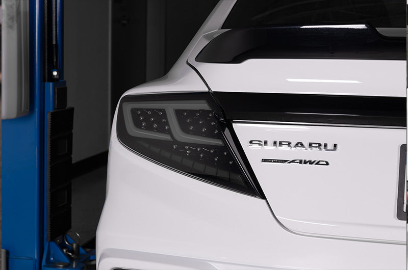 OLM Spec-AR LED Taillights (Smoke Lens/Black Base/White Bar) - 2022+ WRX by MYX Automotive