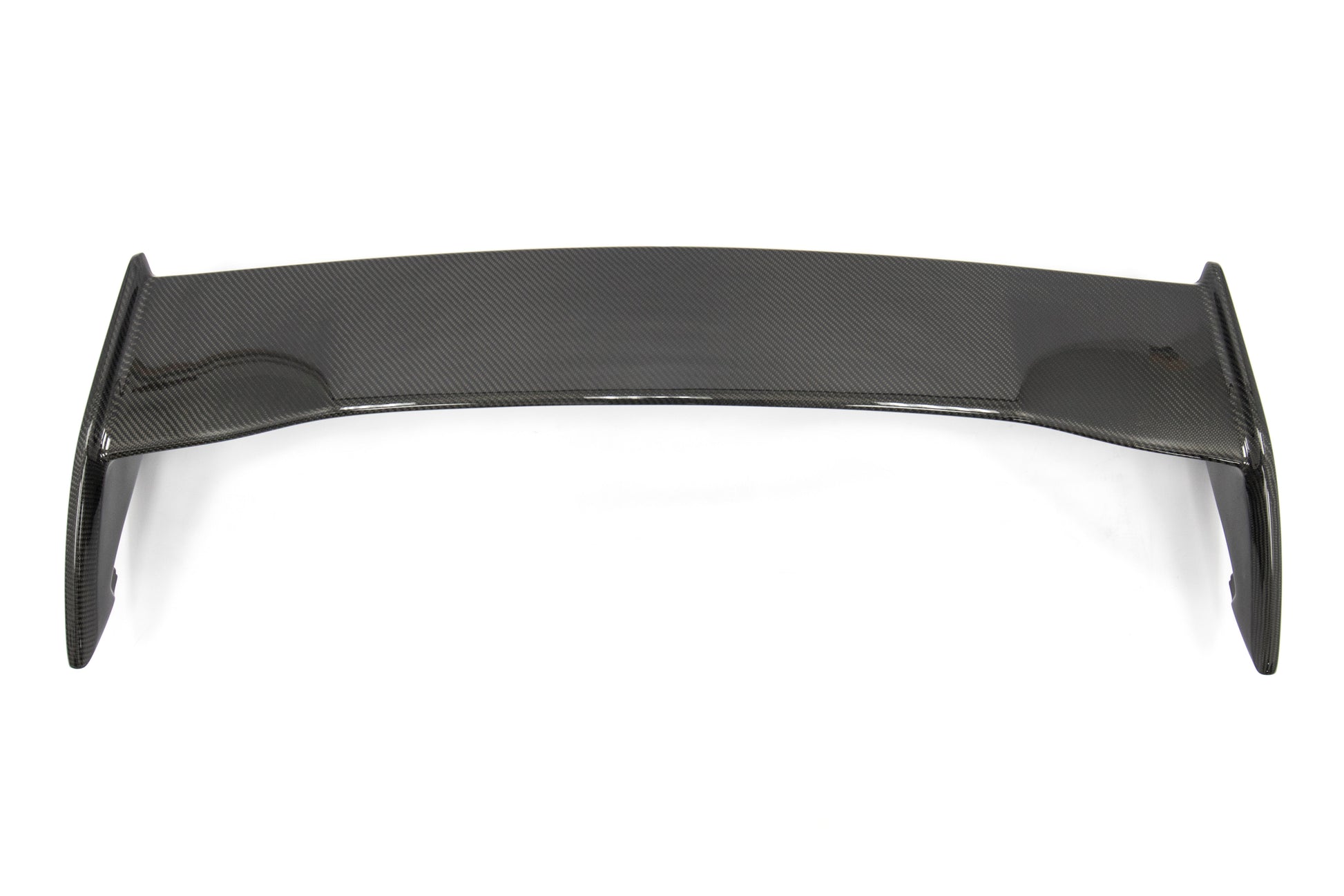 OLM Silverline Carbon Fiber OEM S Style Spoiler with Black Bases - 2015+ WRX / 2015+ STI by OLM