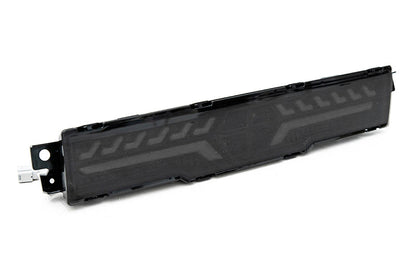 OLM V2 F1 Rear Fog Light (Smoke Lens, Black Base, White Bar) - 2022 BRZ / GR86 by MYX Automotive