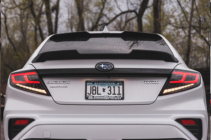 OLM Spec-AR LED Taillights (Clear Lens/Black Base/Red Bar) - 2022+ WRX by MYX Automotive