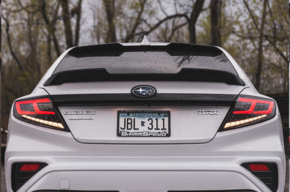 OLM Spec-AR LED Taillights (Clear Lens/Black Base/Red Bar) - 2022+ WRX by MYX Automotive