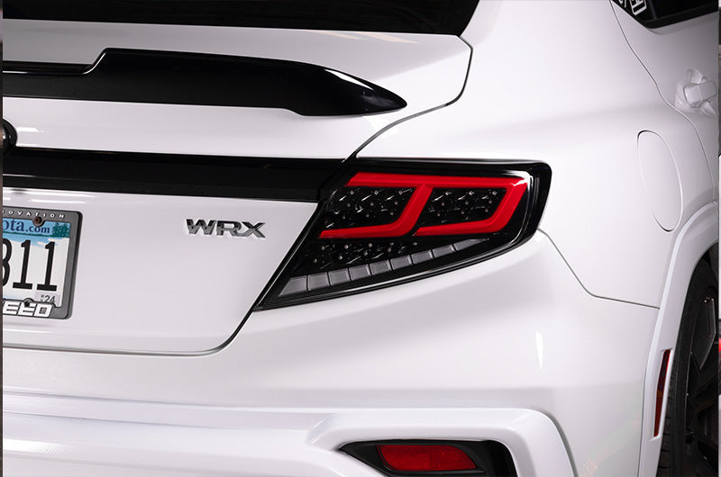 OLM Spec-AR LED Taillights (Clear Lens/Black Base/Red Bar) - 2022+ WRX by MYX Automotive